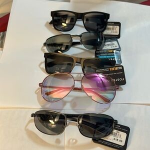 #698 Foster Grant sunglasses 5 pairs retail $18.99 each $94.95 total